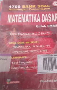 Image of 1700 Bank soal bimbingan pemantapan matematika dasar