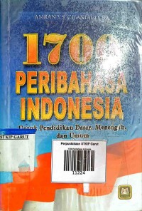 Image of 1700 Peribahasa Indonesia