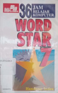 Image of 36 jam belajar komputer Word Star