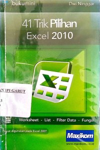 Image of 41 Trik Pilihan Excel 2010