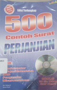 Image of 500 Contoh Surat Perjanjian