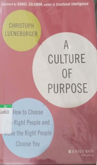 Image of A Culture Of Purpose