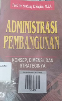 Image of Administrasi Pembangunan