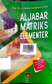 Image of Aljabar Matriks Elementer