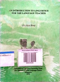 Image of An Introduction to Linguistics for the Language Teacher