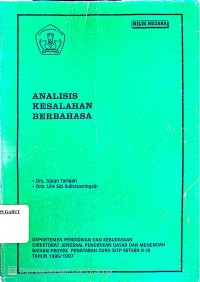 Image of Analisis Kesalahan Berbahasa
