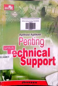 Image of Aplikasi-Aplikasi Penting Technical Support