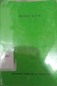 Image of Babad Nitik