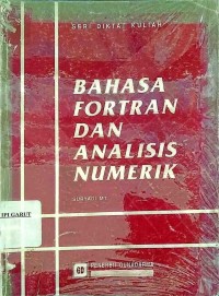 Image of Bahasa Fortan dan Analisis Numerik