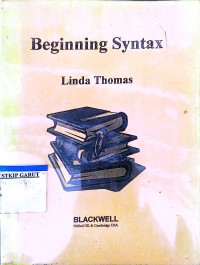 Image of Beginning Syntax