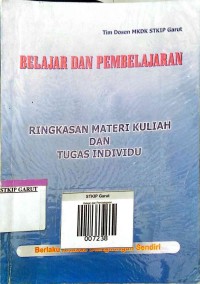 Image of Belajar dan Pembelajaran