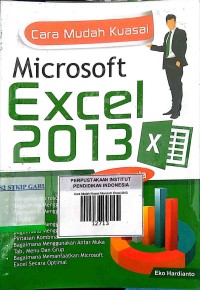 Image of Cara Mudah Kuasai Microsoft Excel 2013