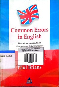 Image of Common Errors in English