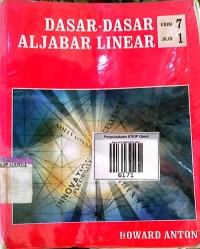 Image of Dasar-Dasar Aljabar Linear Jilid 1