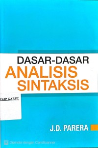 Image of Dasar-Dasar Analisis Sintaksis