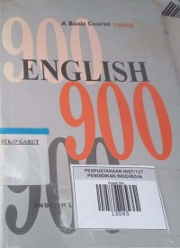 Image of English 900