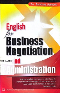 Image of English for Business Negotiation and Administration