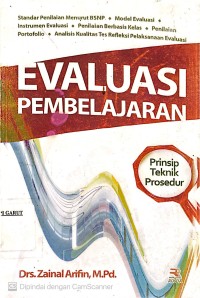 Image of Evaluasi Pembelajaran: Prinsip, Teknik, Prosedur