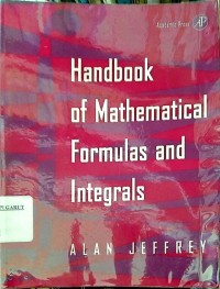 Image of Handbook of Mathematical Formulas and Integrals