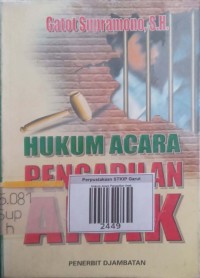 Image of Hukum Acara pengadilan Anak