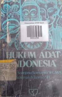 Image of Hukum Adat Indonesia