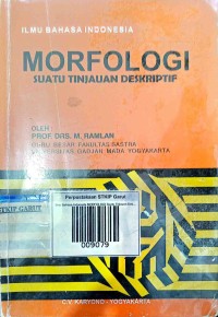 Image of Ilmu Bahasa Indonesia MORFOLOGI Suatu Tinjauan Deskriptif