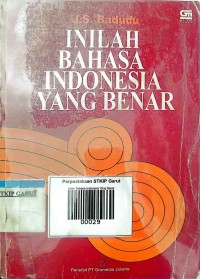 Image of Inilah Bahasa Indonesia Yang Benar