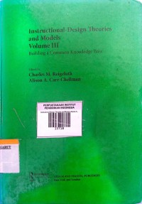 Image of Instructional-Design Theories and Models Volume III
