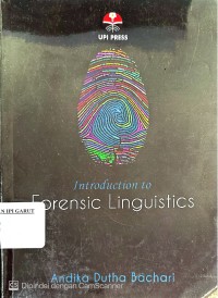 Image of Introduction to Forensic Linguistic