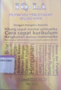 Image of IQ-LA Pemandu Terlengkap Solusi MIPA