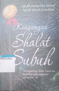Image of Keagungan Shalat shubuh