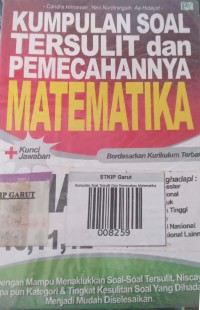Image of Kumpulan Soal Tersulit Dan Pemecahan Matematika