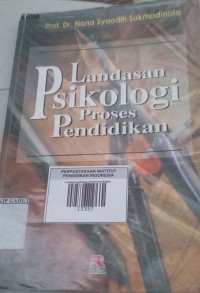Image of Landasan psikologi proses pendidikan