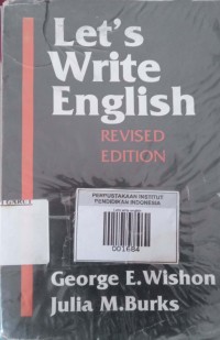 Image of Let's write english