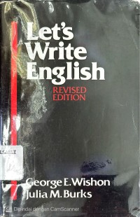 Image of Lets Write English