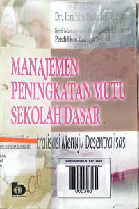 Image of Manajemen Peningkatan Mutu Sekolah Dasar