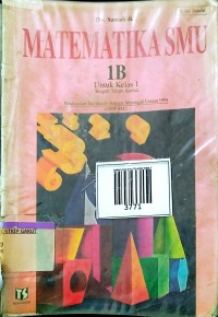Image of Matematika SMU 1B Untuk Kelas 1