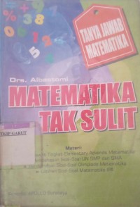 Image of Matematika Tak Sulit Tanya Jawab Matematika