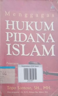 Image of Menggagas Hukum Pidana Islam