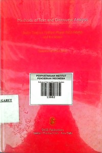 Image of Methods of Text and Discourse Analysis