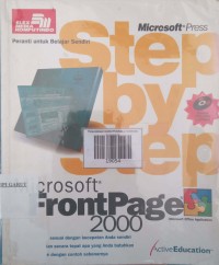 Image of Microsoft frontpage 2000