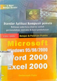 Image of Microsoft Windows 95/98/2000 Word Excel 2000