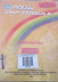 Image of Modul Smp Terbuka Mata Pelajaran Kelas 1 Semester 2