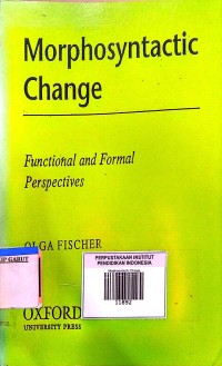 Image of Morphosyntactic Change