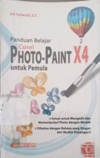 Image of Panduan belajar Corel photo-Pain X4 untuk pemula
