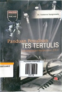 Image of Panduan Penulisan Tes Tertulis