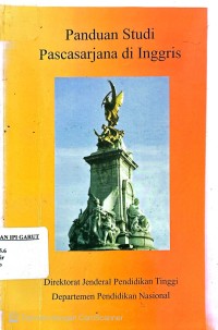 Image of Panduan Studi Pascasarjana di Inggris