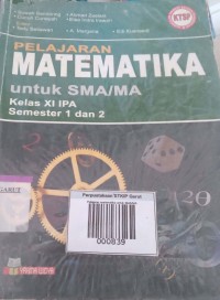 Image of Pelajaran Matematika Untuk SMA/MA