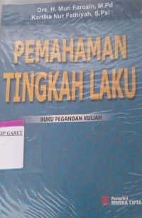 Image of Pemahaman Tingkah Laku