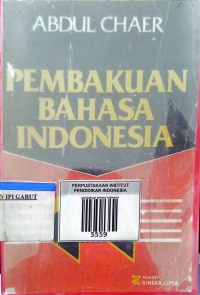 Image of Pembakuan Bahasa Indonesia